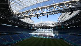 Estadio de San Petesburgo antes del Suiza - España