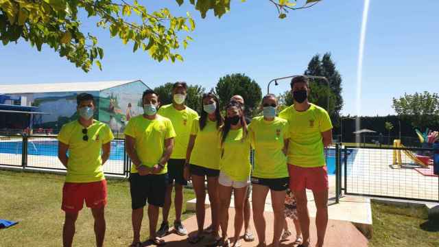 El equipo de socorristas municipales de Quintanar del Rey (Cuenca)