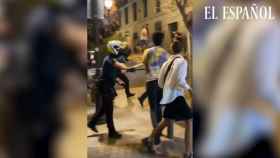 La Policía Municipal de Madrid carga contra la gente