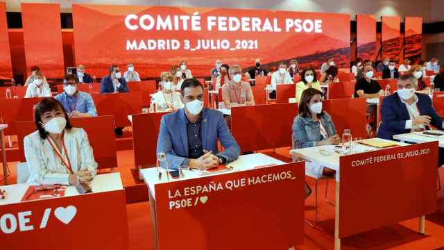 Panorámica del Comité Federal del PSOE celebrado este sábado en Madrid.