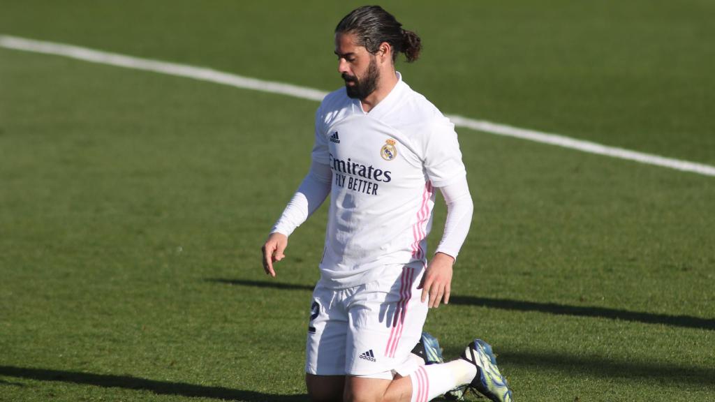 Isco Alarcón, durante un partido con el Real Madrid