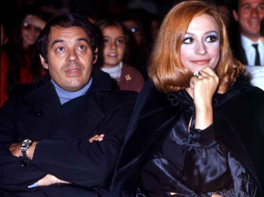 Raffaella Carrà y Gianni Boncompagni, en una imagen de archivo.