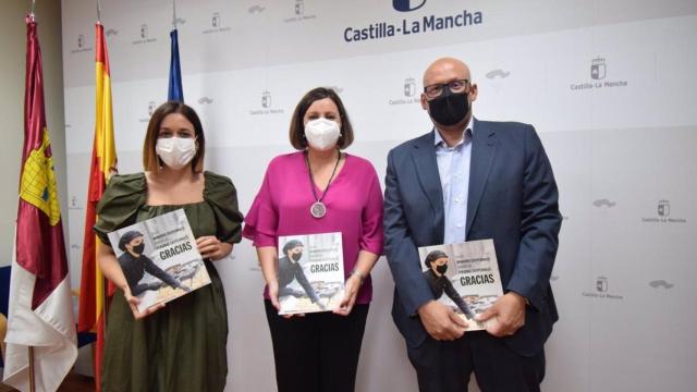 Ana Isabel Fernández, Patricia Franco y José Ruiz, de izquierda a derecha