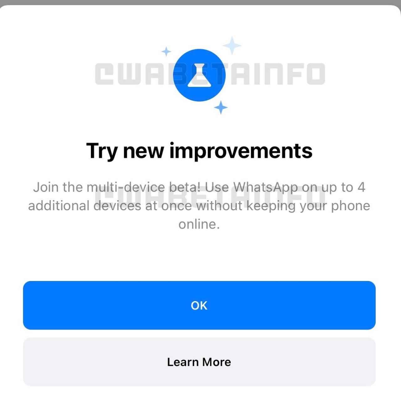WhatsApp probar modo multidispositivo