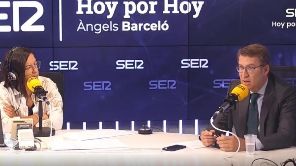 El presidente de la Xunta de Galica, Alberto Núñez Feijóo, este martes en la SER.