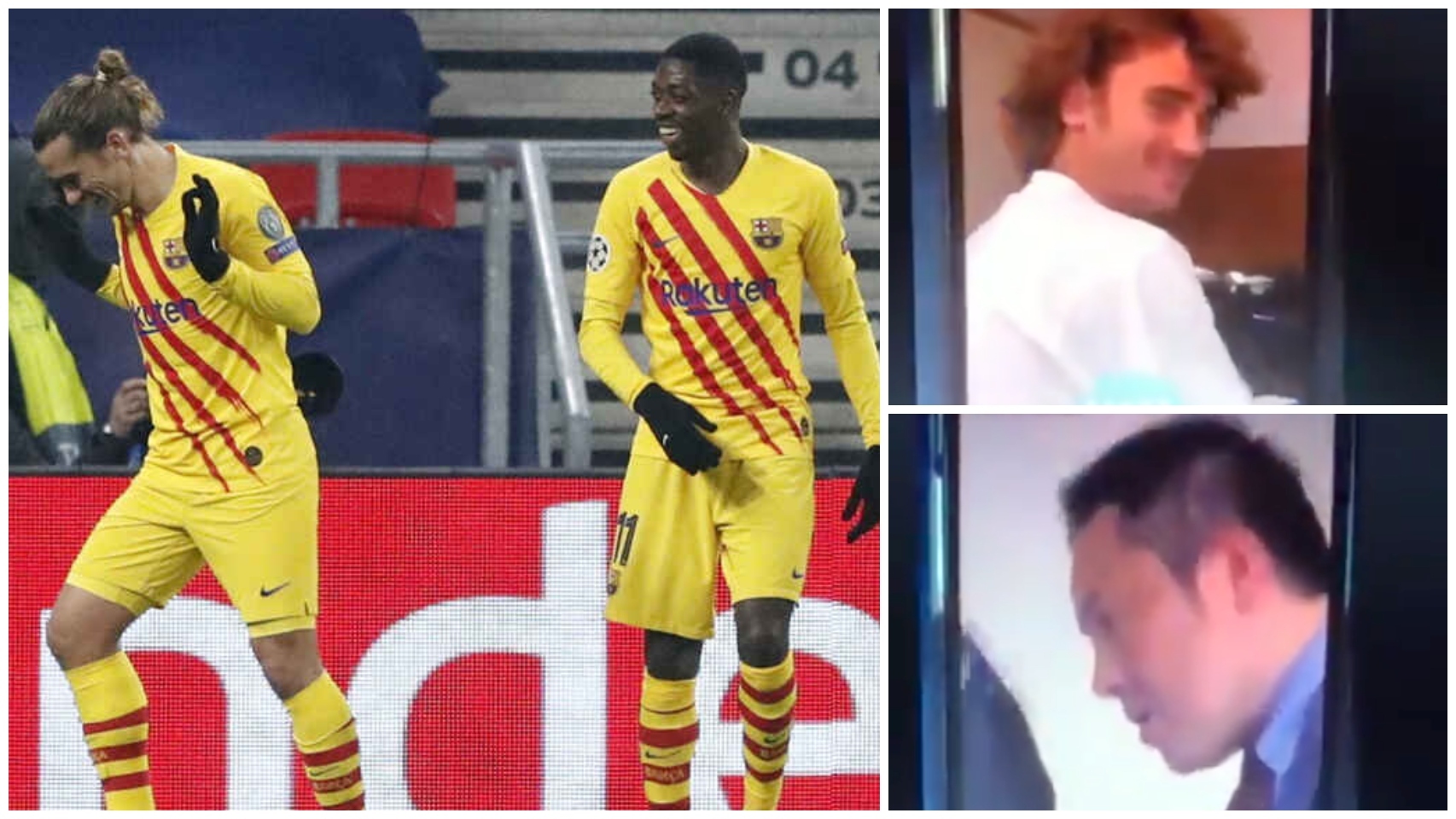 Rakuten amenaza al Barça por la polémica racista de Griezmann y Dembélé