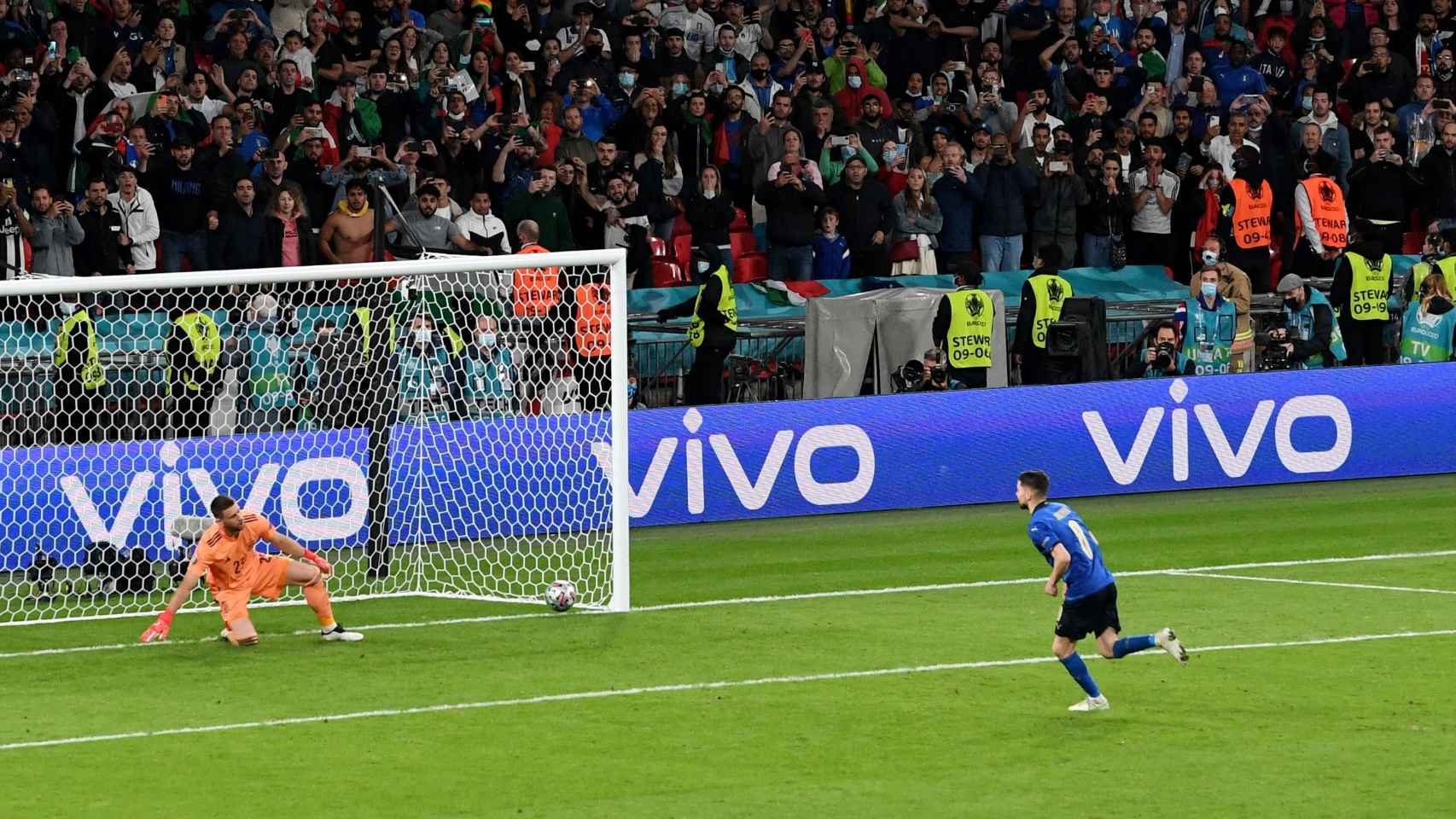 La tanda de penaltis del España - Italia en las semifinales de la Eurocopa
