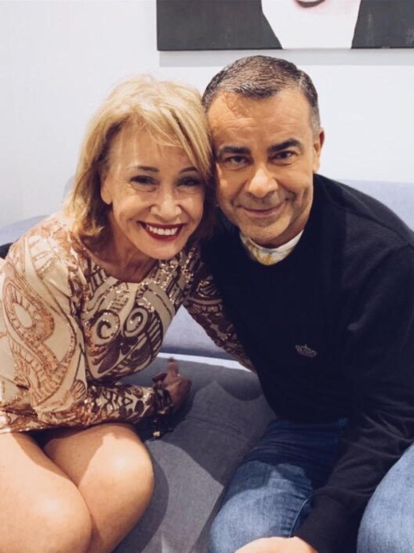 Imagen que compartió en sus redes Jorge Javier tras el fallecimiento de su amiga Mila.
