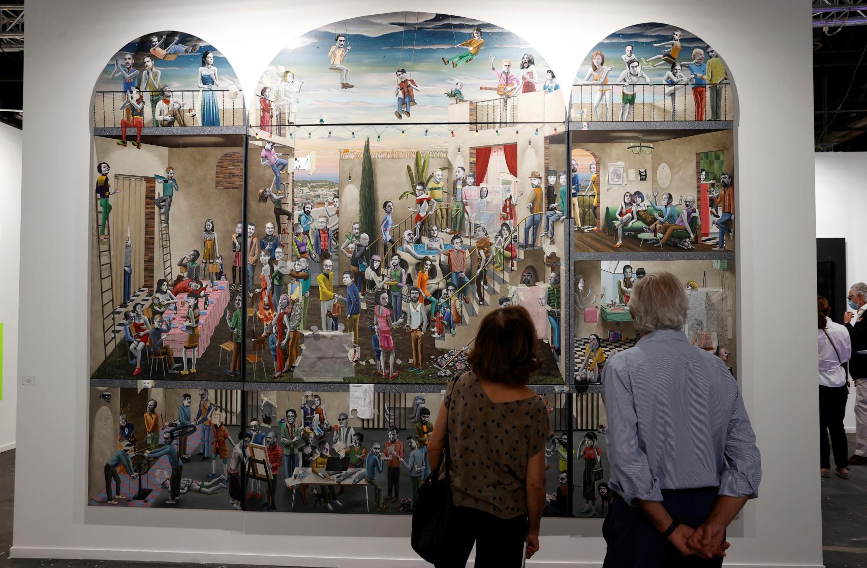 'To be titled', de Gino Rubert, una de las pinturas que se exponen en ARCO 2021.