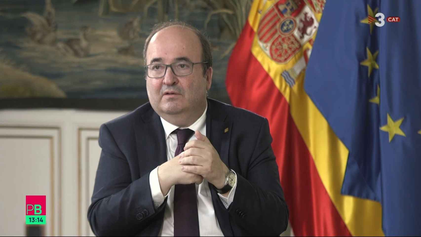 Miquel Iceta, exministro de Política Territorial y Función Pública y ministro de Cultura y Deportes.