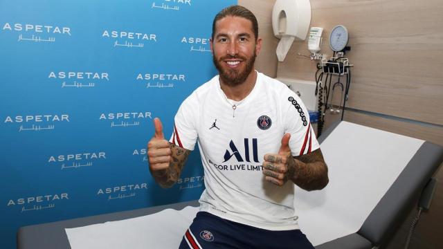 Las primeras fotos de Sergio Ramos en el PSG