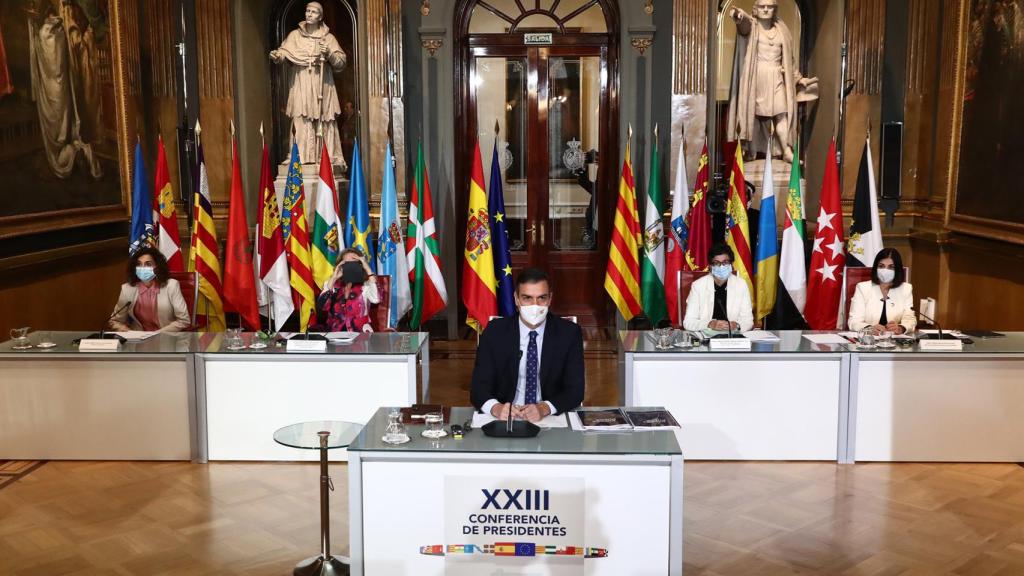 Pedro Sánchez preside la XXIII Conferencia de Presidentes, en el Senado, el pasado octubre de 2020.