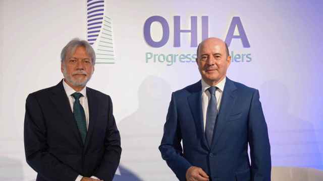 Luis Amodio, presidente de OHLA, y José Antonio Fernández Gallar, CEO.