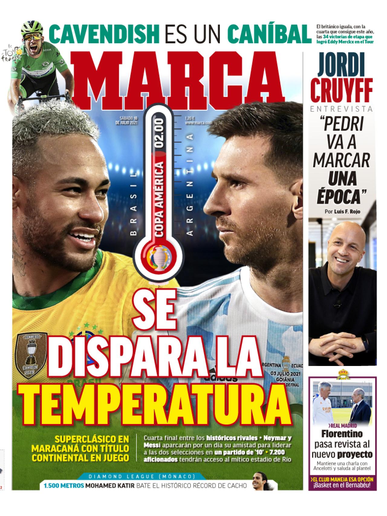 La Portada Del Diario MARCA (10/07/2021)