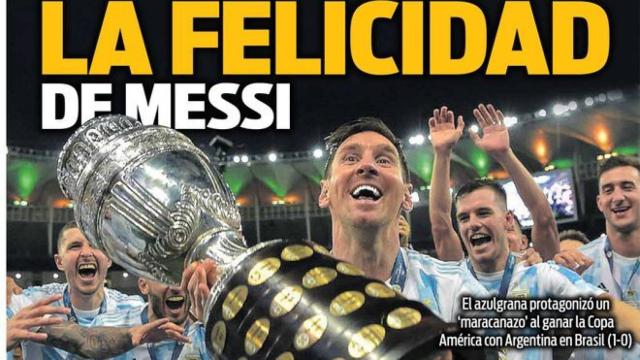 La portada del diario SPORT (12/07/2021)