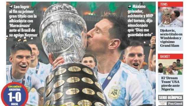 La portada del diario Mundo Deportivo (12/07/2021)