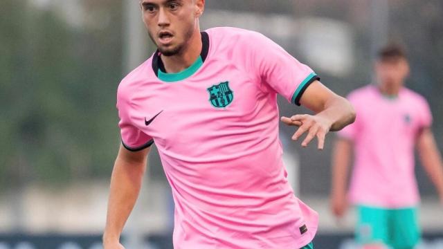 Jaume Jardí, durante un partido con el Barça B