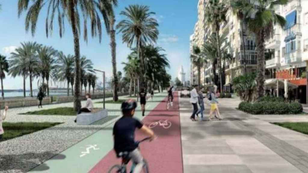 El proyecto también interviene sobre el Paseo Ciudad de Melilla.