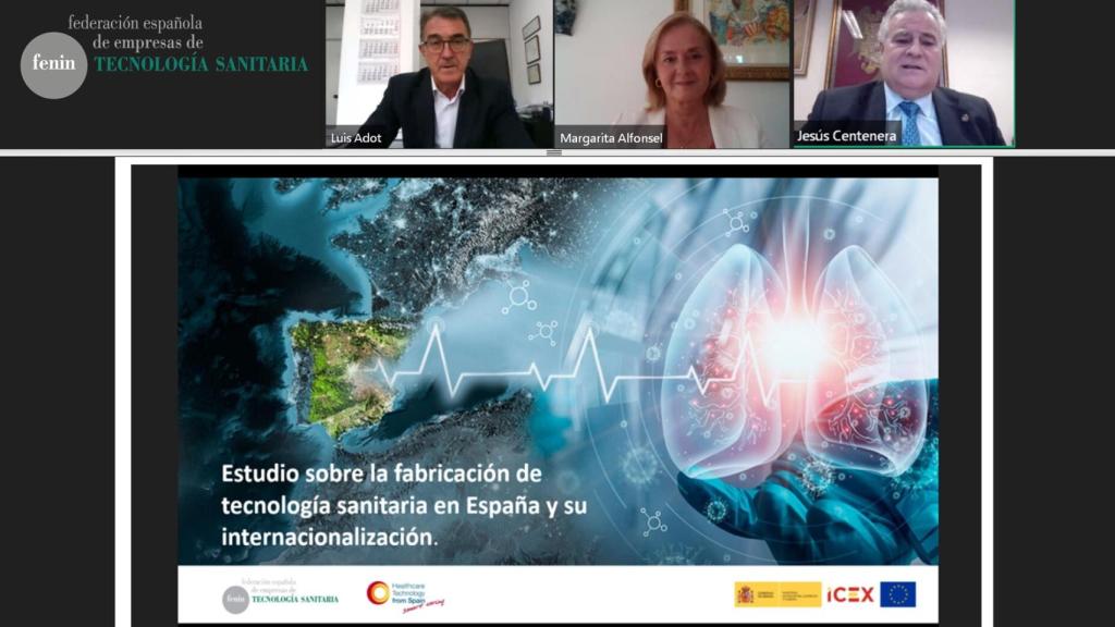 Un momento durante la presentación del informe impulsado por Fenin.