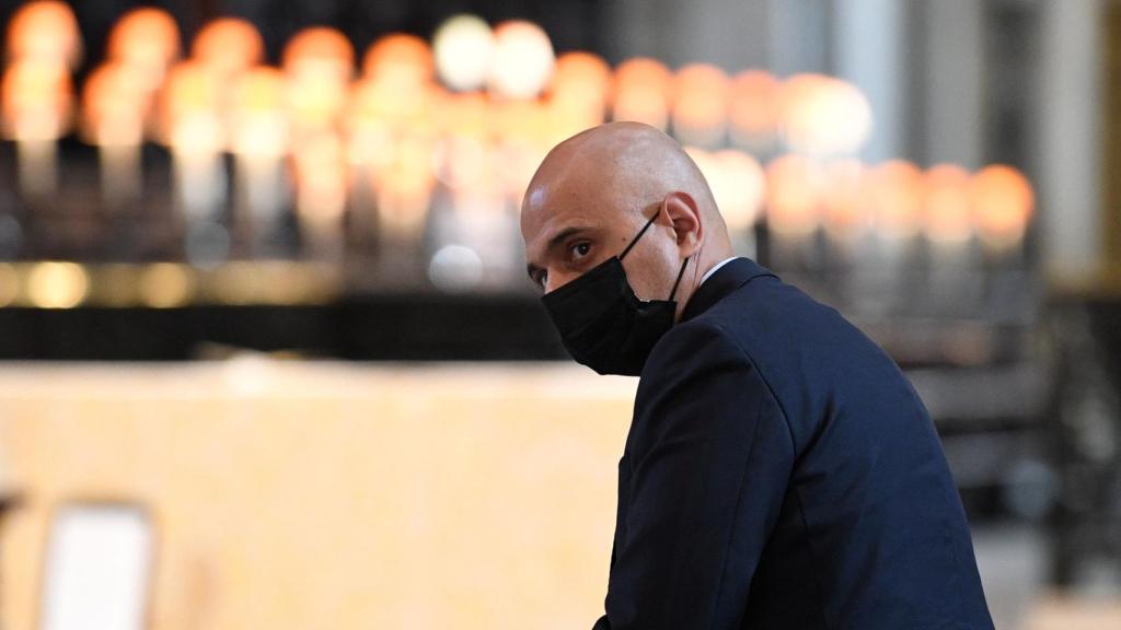 El ministro británico de Sanidad, Sajid Javid, en la catedral de San Pablo.