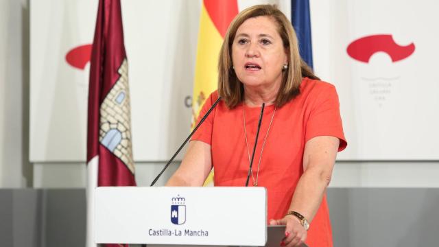 La consejera de Educación, Rosana Rodríguez, este martes en rueda de prensa. Foto: Óscar Huertas