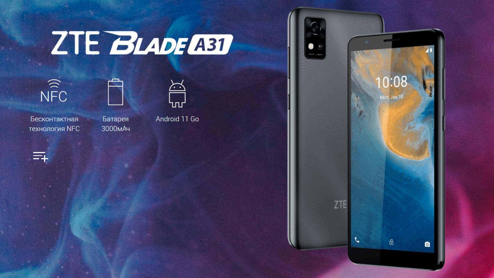 ZTE Blade A31 Datos técnicos del móvil 