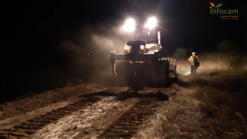 El incendio quedó estabilizado hacia las 5.00 horas de la madrugada del martes (Foto: INFOCAM)