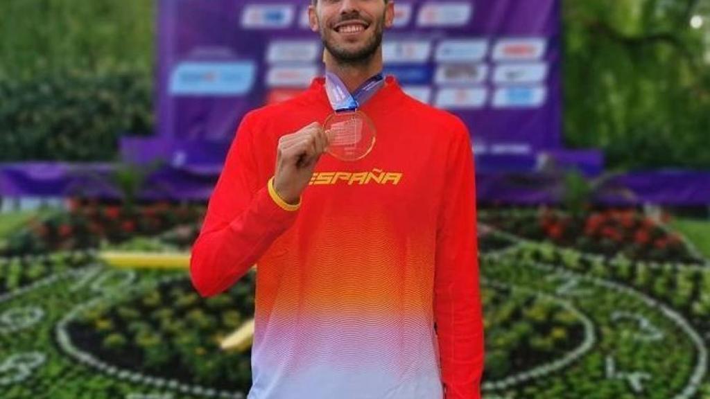 Marc Tur, tras ganar el campeonato de Europa de 2021