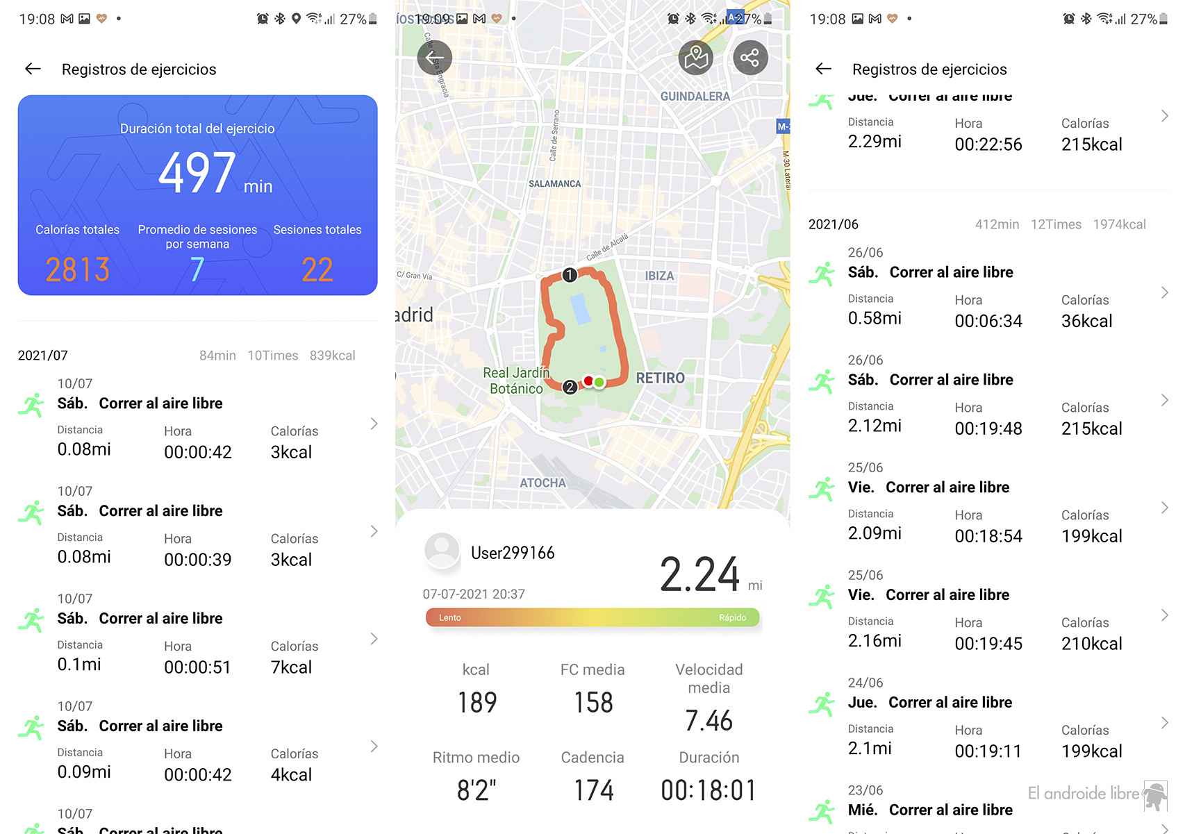 Activity recording with GPS with the realme Watch 2 Pro