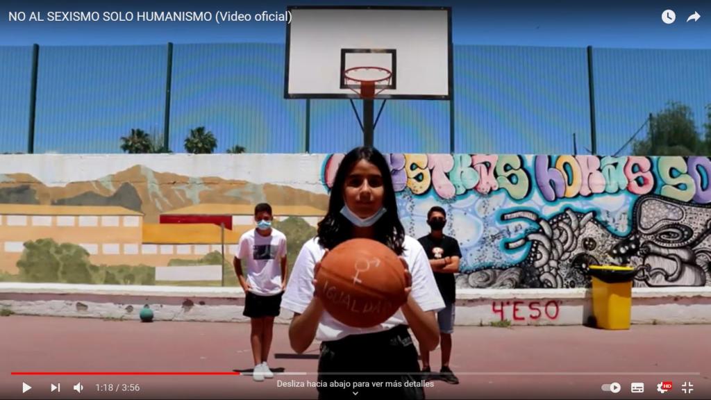 Una imagen del videoclip malagueño contra la violencia machista.