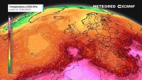 Primer episodio de calor extremo con la canícula de 2021. Meteored.