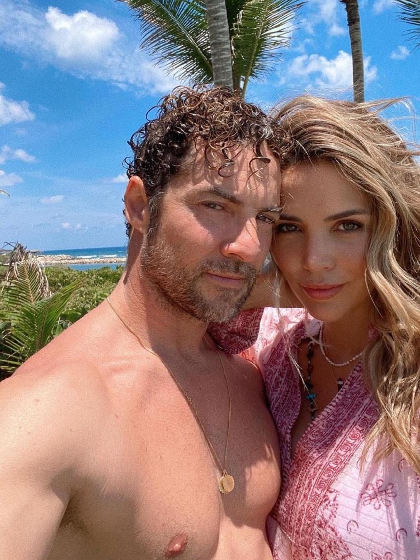 David Bisbal y Rosanna Zanetti, en una imagen compartida en redes sociales.