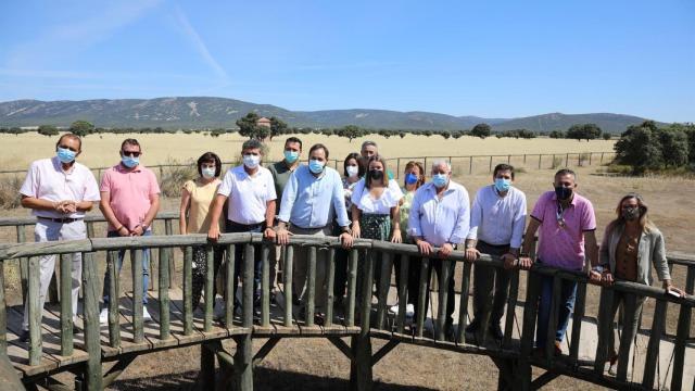 Paco Núñez, presidente del PP de CLM, en el Parque Nacional de Cabañeros