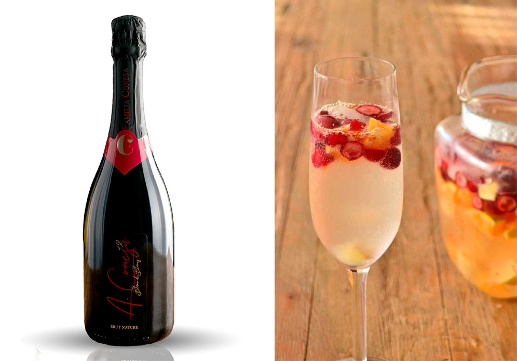 Sangría de cava con espumoso A. Conesa 58.