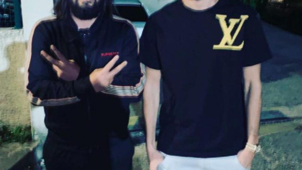 Mohamed Henni y Karim Benzema