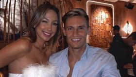 Marcos Llorente junto a su pareja, Patricia Noarbe, en una imagen de sus redes.