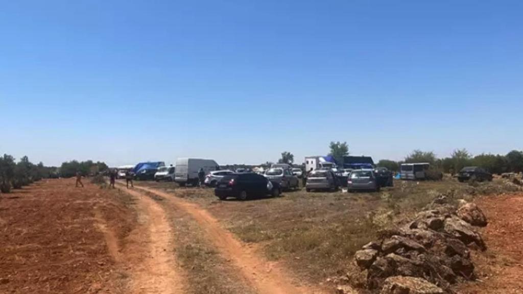 Paraje 'Senda de los Cantareros' donde se desarrolla la macrofiesta.