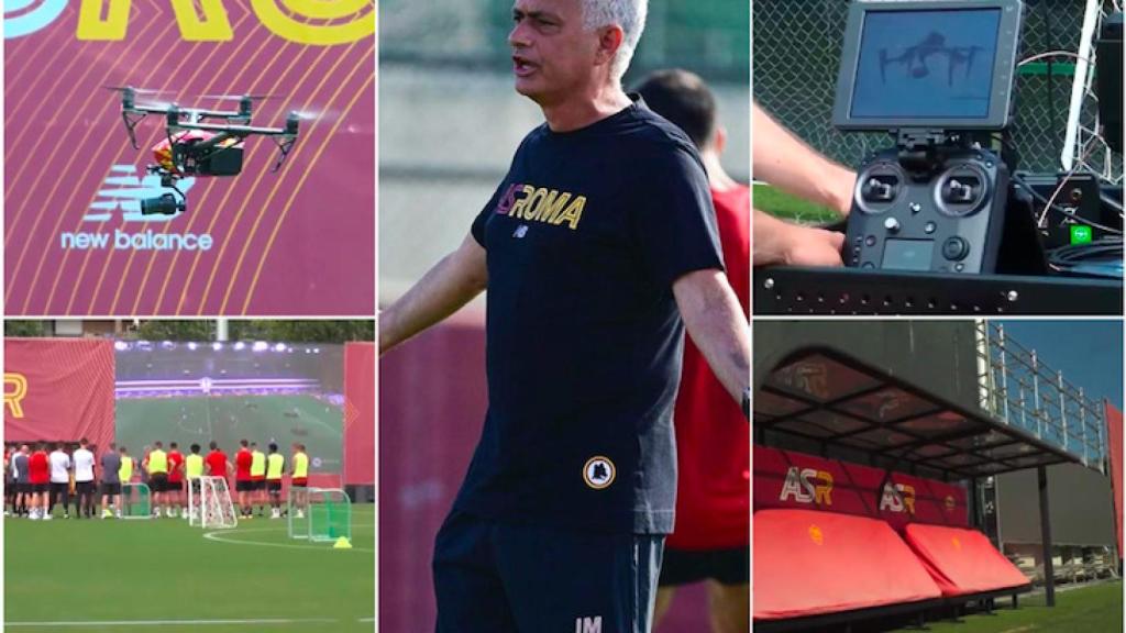 Jose Mourinho y su nueva tecnología en la Roma
