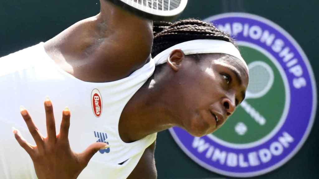 Cori 'Coco' Gauff, en Wimbledon 2021