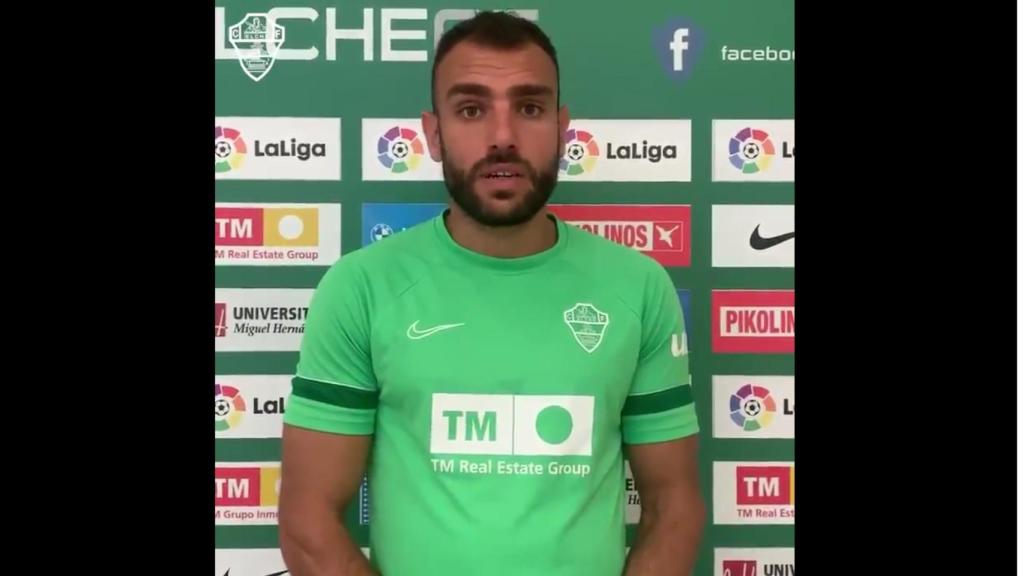 Gonzalo Verdú, el capitán del Elche.