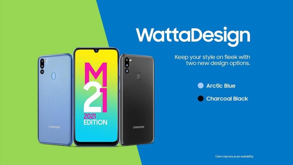 Galaxy M21 2021 Edition colores