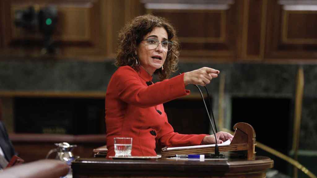 María Jesús Montero en el Congreso de los Diputados.