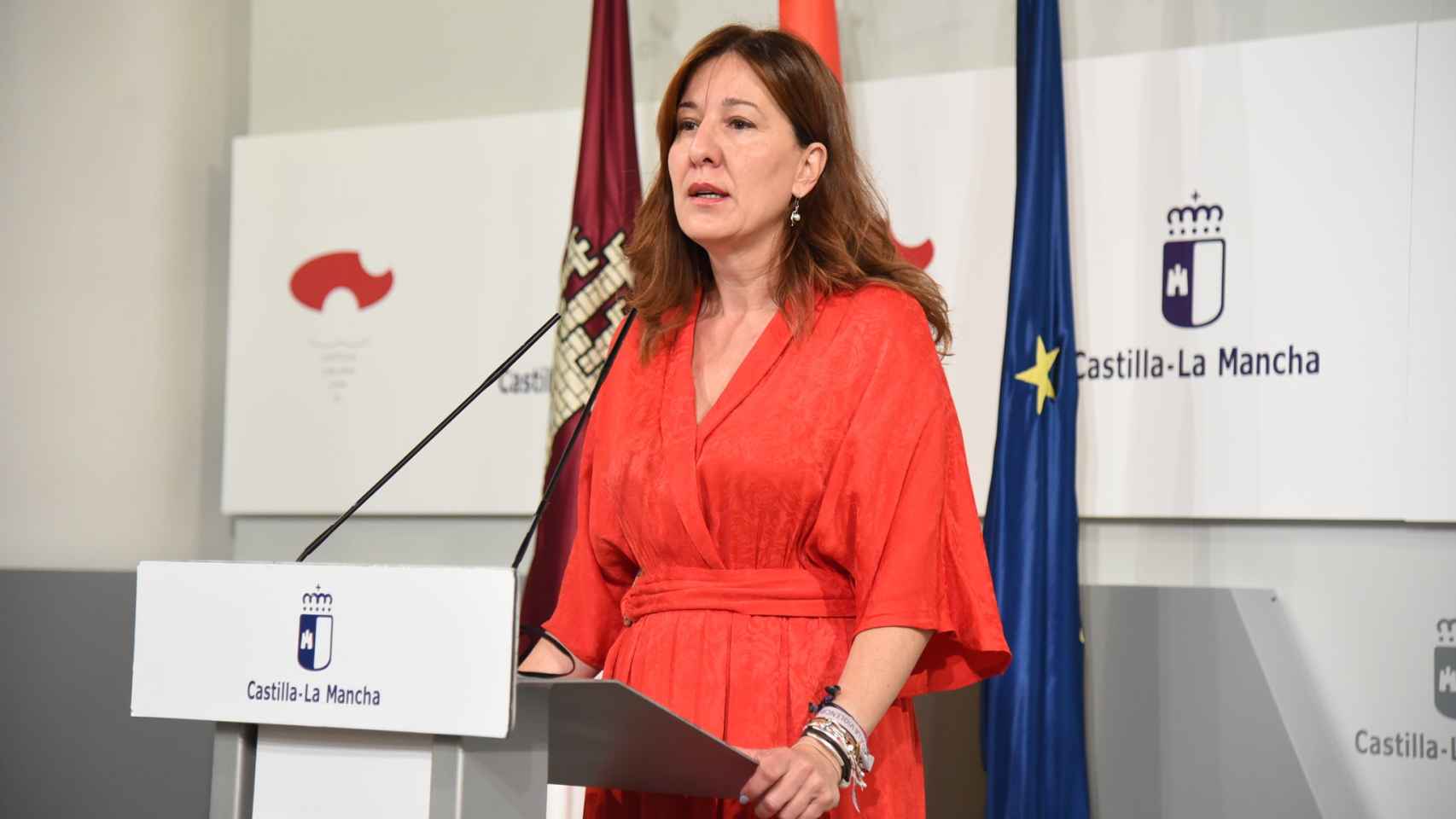 Blanca Fernández, portavoz del Gobierno de Castilla-La Mancha. Foto: JCCM