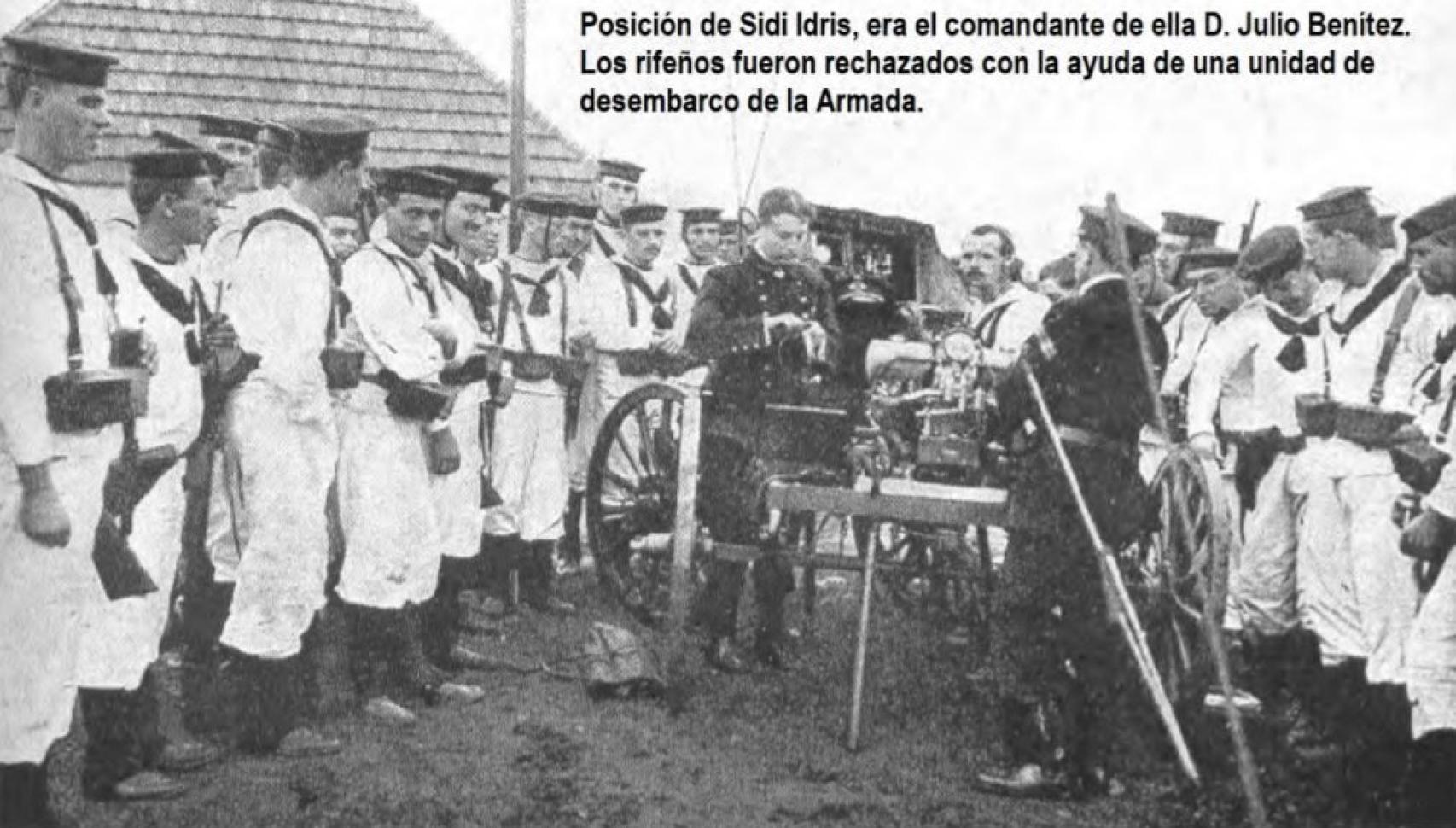 Una foto del libro 'El comendante Benítez. El inicio de una gesta'.