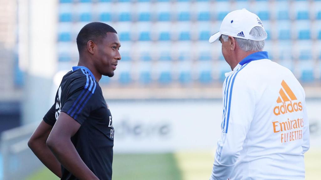 Alaba y Ancelotti