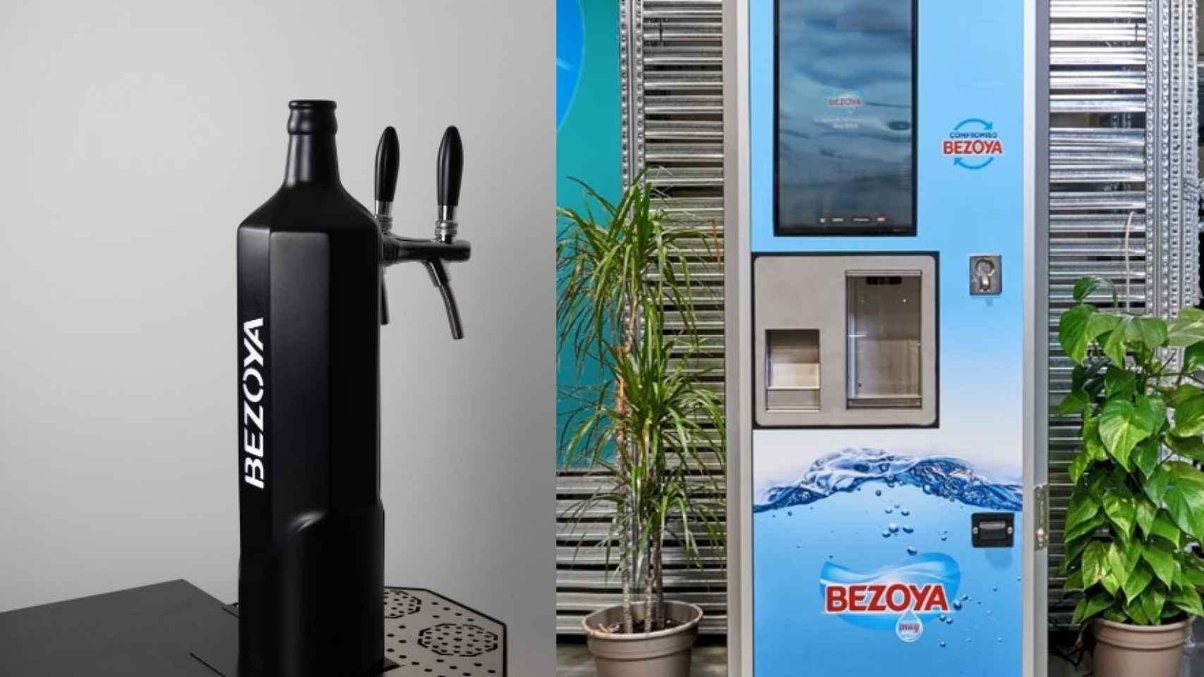 Bezoya, Cabreiroá y Solán de Cabras: las marcas de agua se reinventan con ' grifos' de agua en bares y botellas recicladas