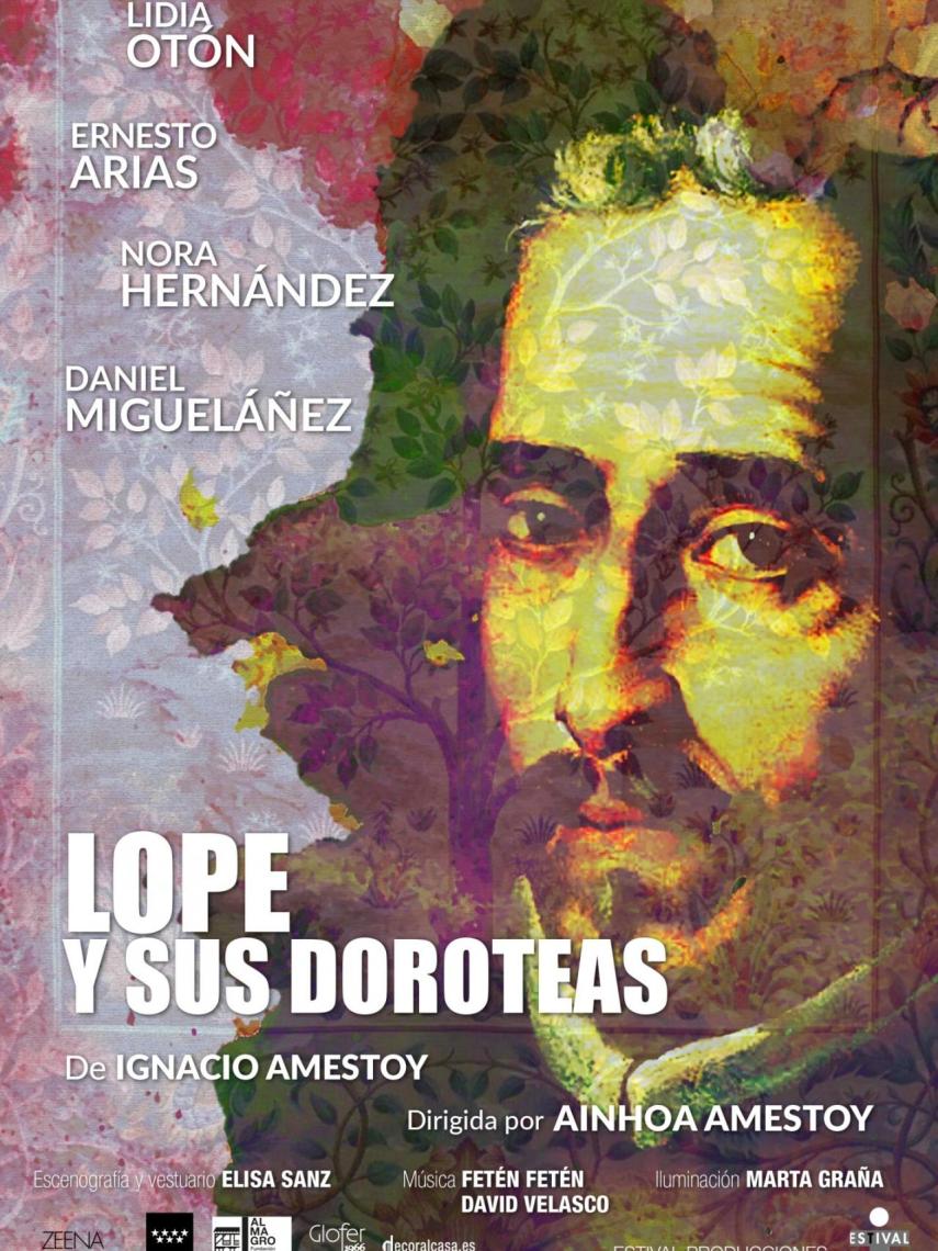 Cartel de la obra 'Lope y sus Doroteas'.