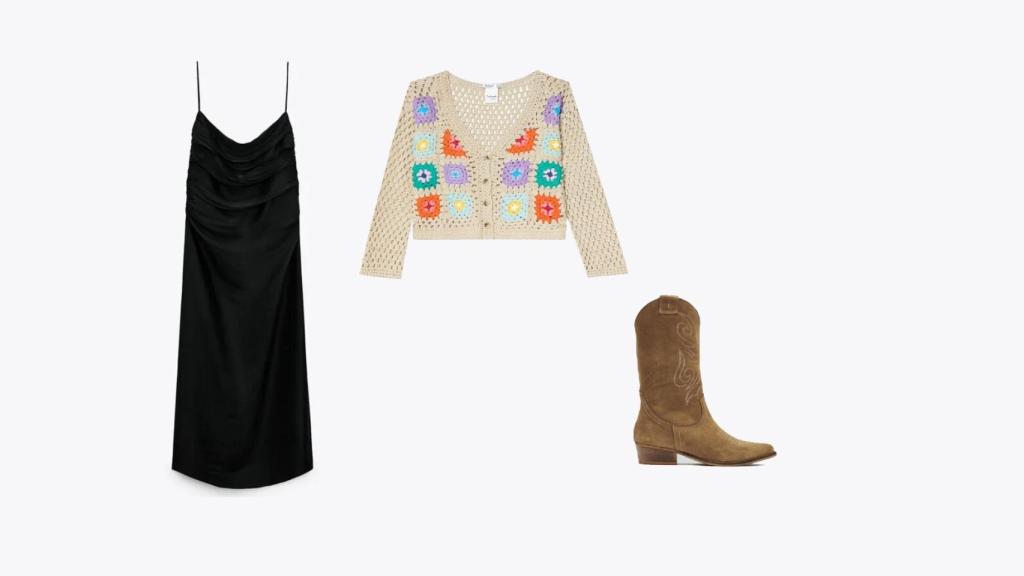 El 'sleep dress' se convierte en una prenda bohemia acompañado de estas prendas.