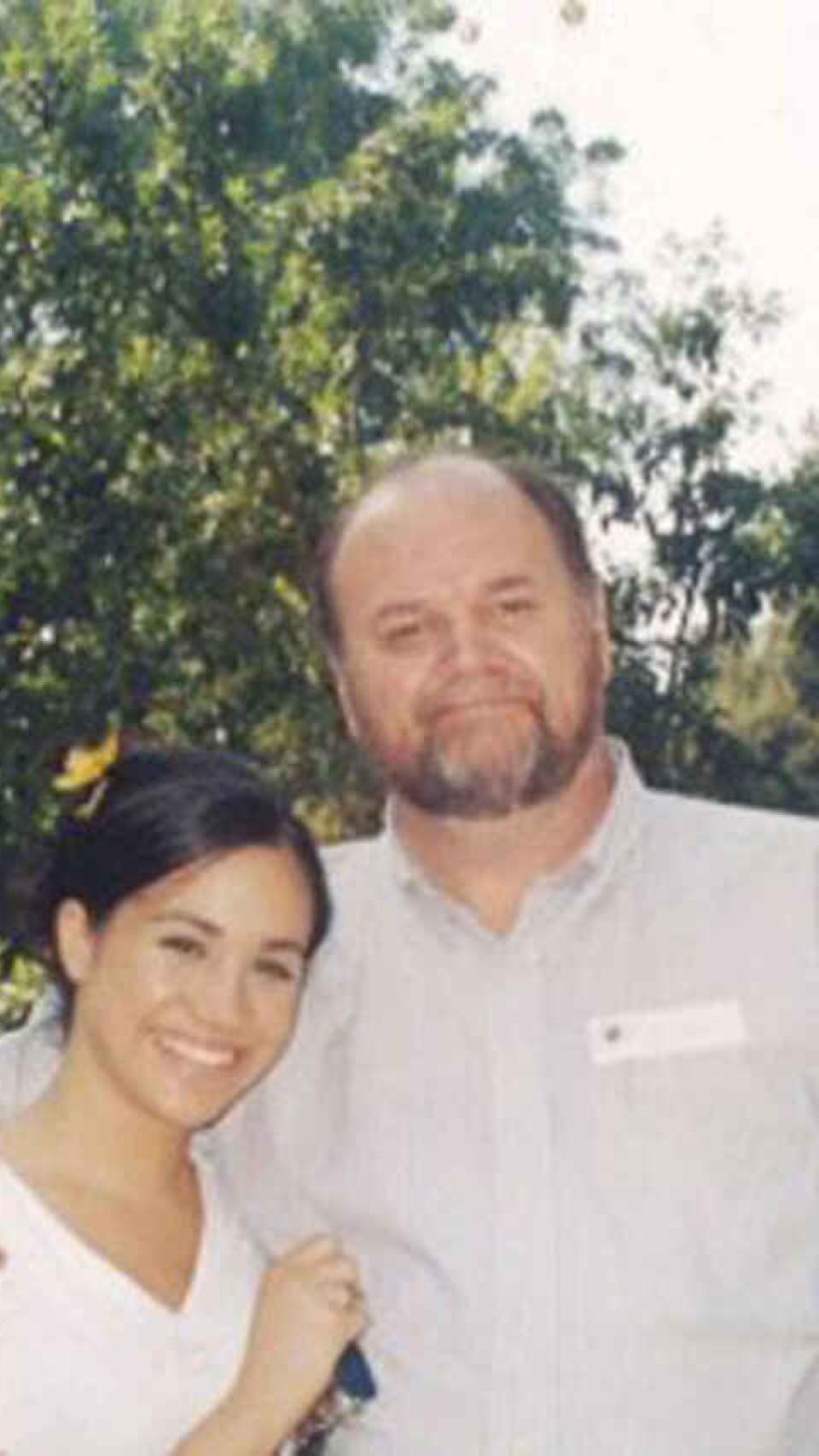 Meghan y su padre cuando aún mantenían buena relación.