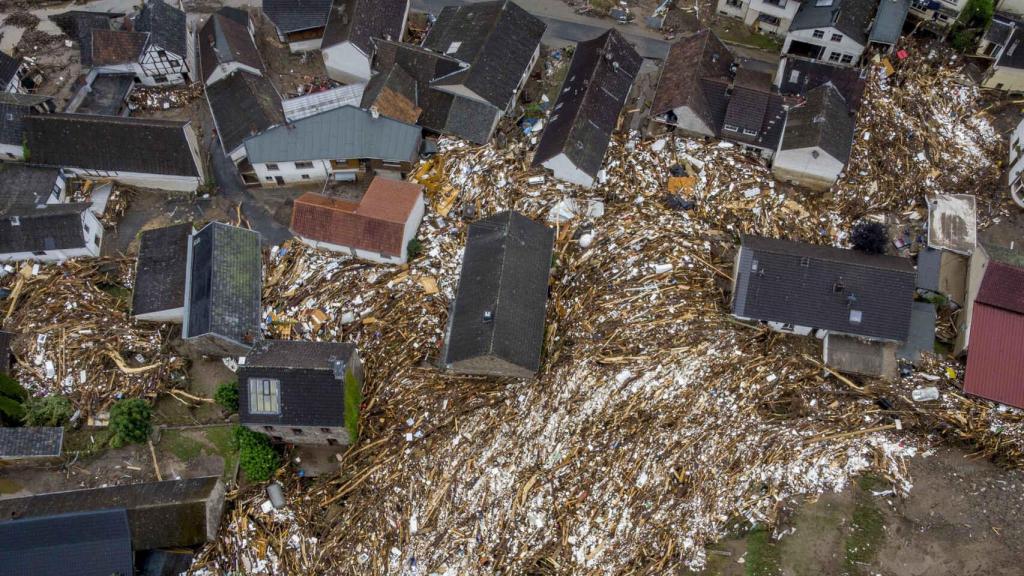 Inundaciones en Schuld, Alemania.